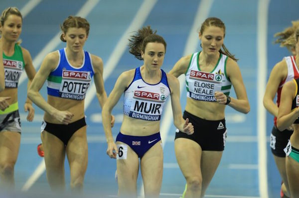 Laura Muir at the 2019 British championships