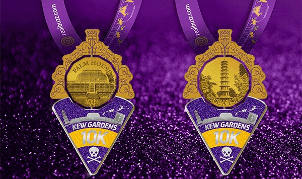 Kew Gardens 10K medals 2018