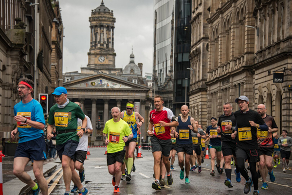 runners at the 2018 Glasgow Men's 10K