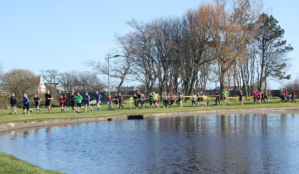 runners at Thurso parkrun