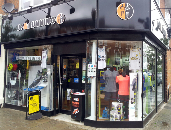 Up & Running store front