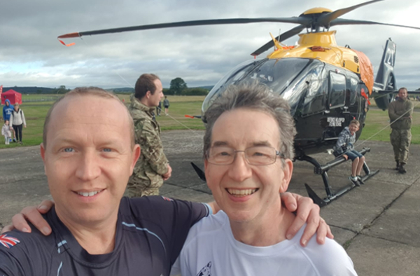 Doug Richards And Son Chris At The Shawbury 10K