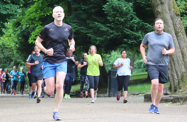 Runners At Walsall Arboretum parkrun