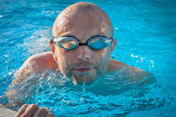 swimmer in pool