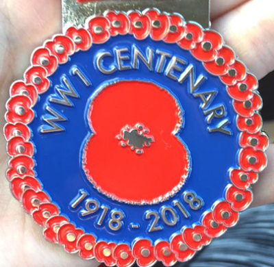 Brigg 10K Poppy Medal