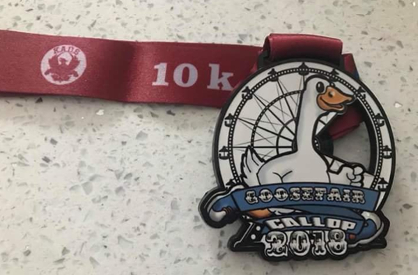 Goose Fair Gallop 10K Medal
