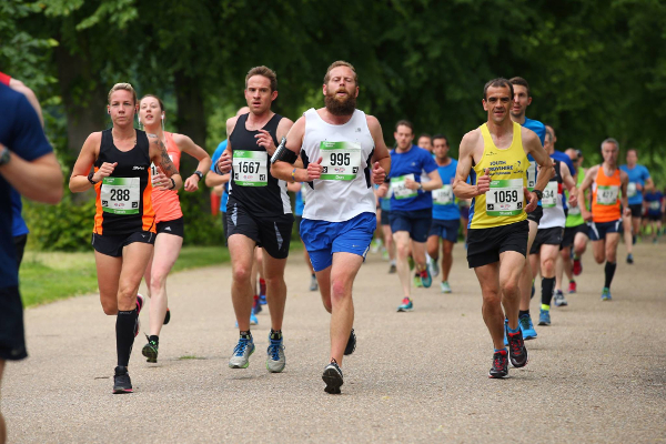 Runners At The Shrewsbury Half Marathon