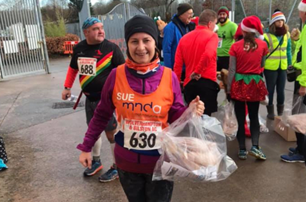 MNDA Fundraiser Sue Acaster At Turkey Trot 5