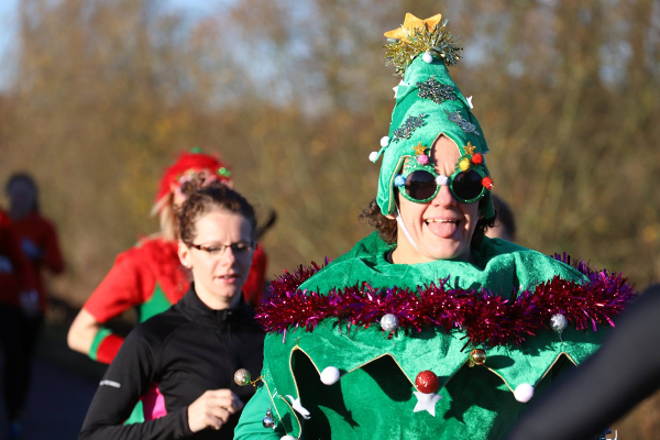 Christmas Tree Runner At Tinsel Turbary Trail 10K