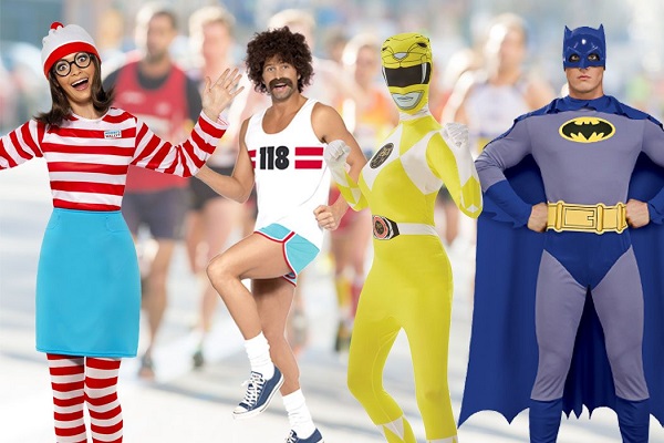 Superhero running costumes
