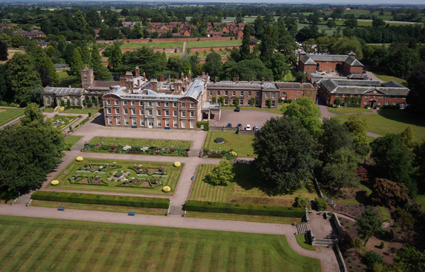 a bird's eye view of Weston Park
