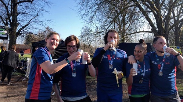 CanO Water in use at Winchester 10K