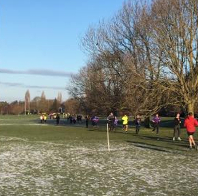 Frosty Conditions At Gloucester North parkrun