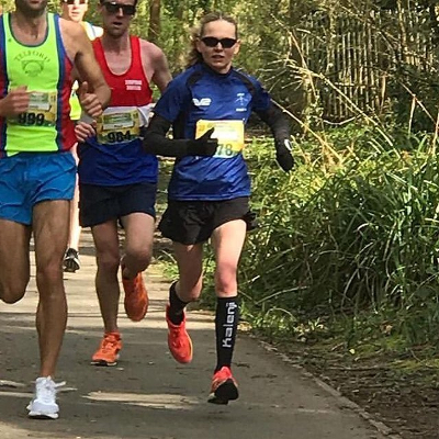 Kim Fawke At Ironbridge Half Marathon