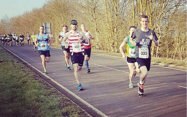 Runners At Naseby 1645 Race