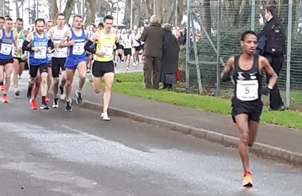 Omar Ahmed On His Way To Victory At Speedway 10K