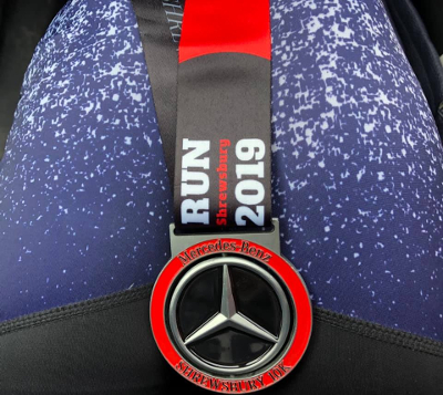 2019 Shrewsbury 10K Medal