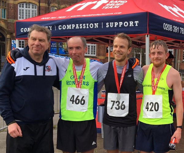 Exeter Half Marathon men's winners 2019