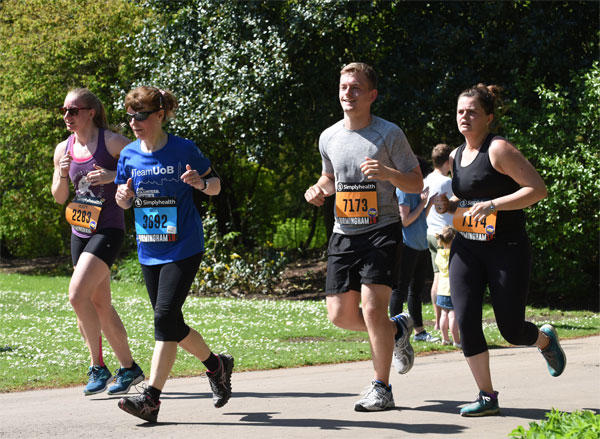 runners at Great Birmingham 10K