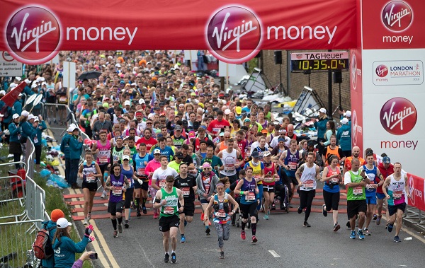 London Marathon start 2019