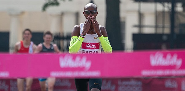 Mo Farah wins Vitality London 10000