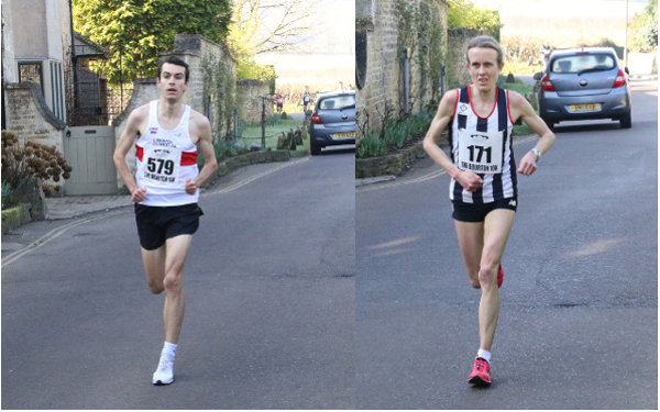 Male And Female Winners At Bourton 10K