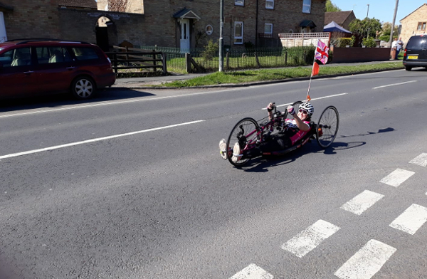Mel Nicholls At Tewkesbury Half Marathon