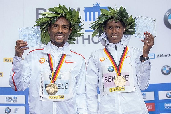 BMW Berlin Marathon 2019 champions