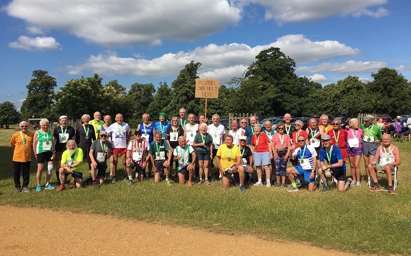 Bushy parkrun over-80s gathering