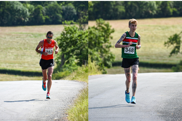 Winning Man And Woman At Ashbourne Half Marathon