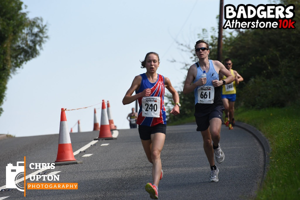 Polly Keen On Her Way To A Win At BADGERS Atherstone 10K