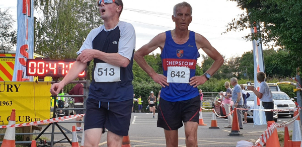 Runners Finishing At The Thornbury 10K