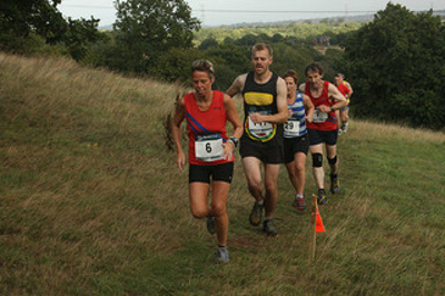 Runners Climbing At The Waseley Wobbler