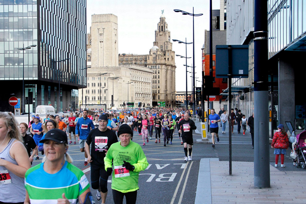 runners at Liverpool Half