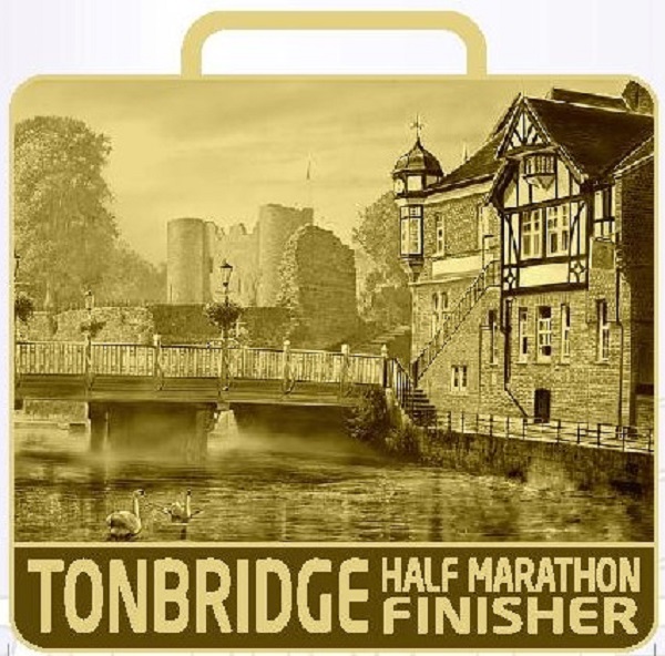 Tonbridge Half Marathon medal