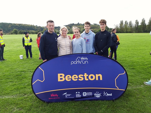 Beeston family at Beeston parkrun