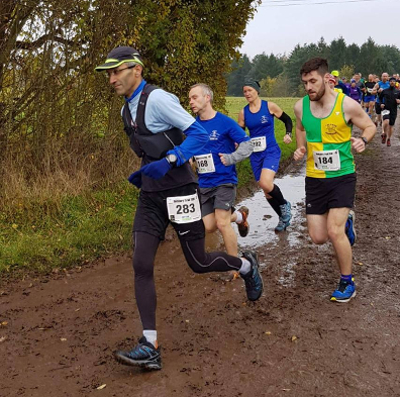 Runners At Beckbury Trail
