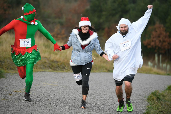 Festive Runners At The Bolton Bauble