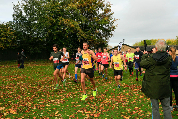 Runners At The Lode Half Marathon