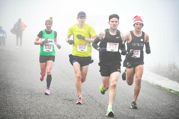 Foggy Running At Nottingham Christmas Marathon And 10K