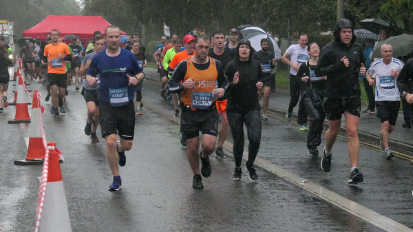 Wet, Wet, Wet At Oxford Half Marathon