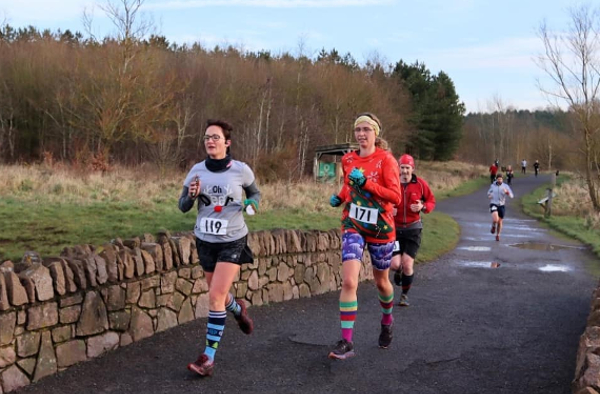 Runners At The Poplar Challenge
