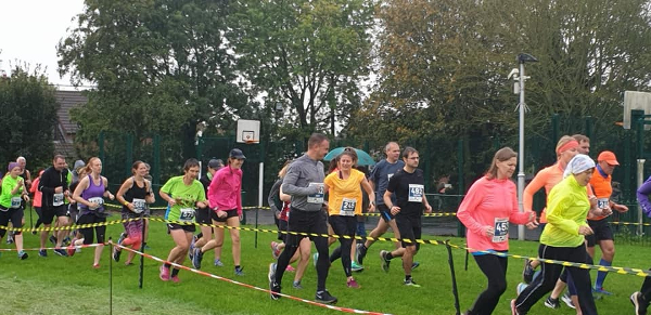 Runners At The Stilton Stumble 10K