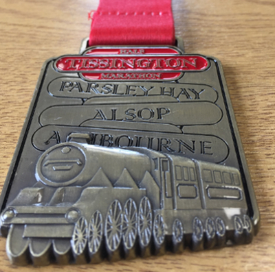 Tissington Trail Half Marathon Medal