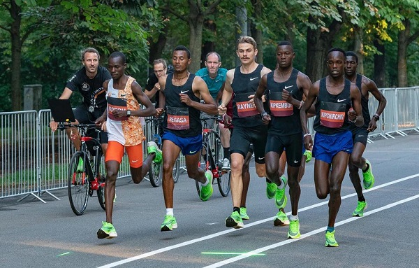 Eliud Kipchoge training in Vienna