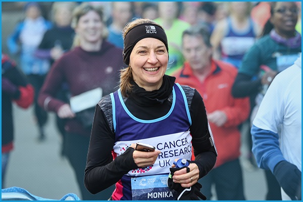 Monika at London Winter Run 2019