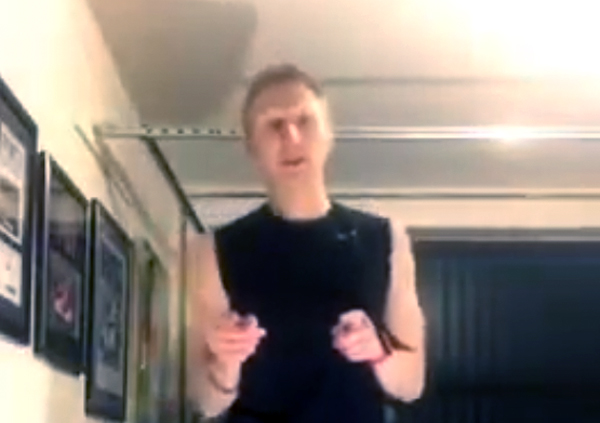 Coiin Thomas on camera