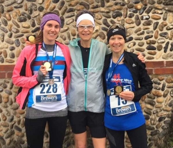 Eastbourne 5 2020 top three women
