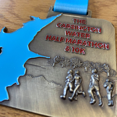 Carsington Water Half Marathon And 10K Medal