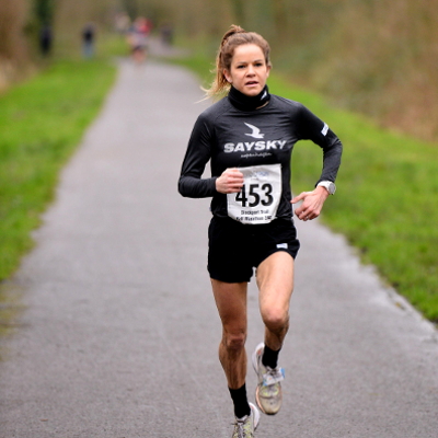 Eleanor Whyman-Davis At The Stockport Trail Half Marathon